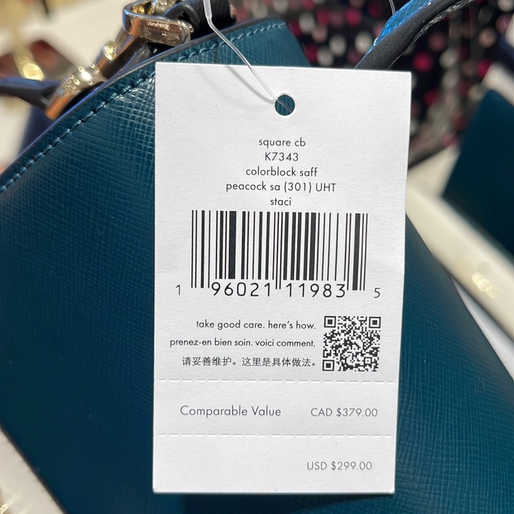 Kate Spade Staci Square Crossbody
Peacock Sapphire Multi - Picture 9 of 16